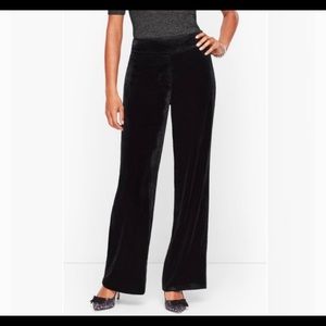 *SOLD* Ann Taylor petite wide leg velvet trousers